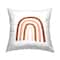 Stupell Industries Southwestern Desert Themed Rainbow Arches Pink Beige Throw Pillow 18" x 18"